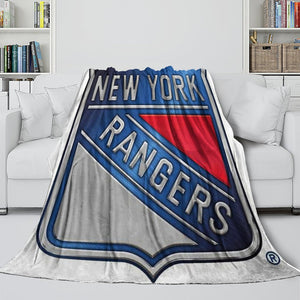 New York Rangers Blanket Flannel Throw Kids Room Decoration