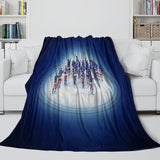 New York Rangers Blanket Flannel Throw Kids Room Decoration