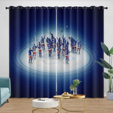New York Rangers Curtains Blackout Window Drapes Room Decoration