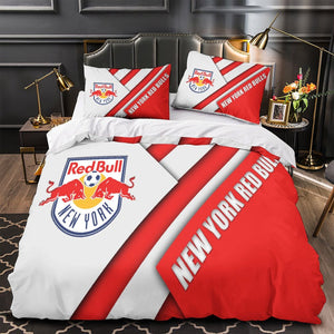 New York Red Bulls Bedding Set Duvet Cover Without Filler