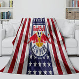 New York Red Bulls Blanket Flannel Fleece Throw Room Decoration