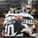 Neymar Pattern Bedding Set Quilt Cover Without Filler