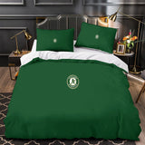 Oakland Athletics Bedding Set Quilt Cover Without Filler