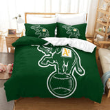 Oakland Athletics Bedding Set Quilt Cover Without Filler