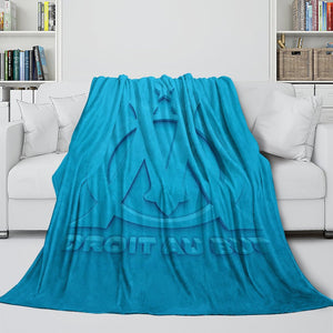 Olympique de Marseille Blanket Flannel Throw Room Decoration