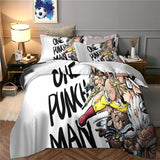 One-Punch Man Bedding Set Pattern Quilt Cover Without Filler