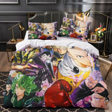 One-Punch Man Bedding Set Pattern Quilt Cover Without Filler