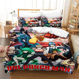 One-Punch Man Bedding Set Pattern Quilt Cover Without Filler