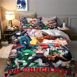 One-Punch Man Bedding Set Pattern Quilt Cover Without Filler