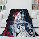 One Piece Film Red Blanket Flannel Throw Kids Room Decoration