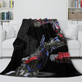 Optimus Prime Blanket Flannel Fleece Throw Kids Room Decoration
