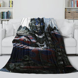 Optimus Prime Blanket Flannel Fleece Throw Kids Room Decoration