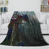 Optimus Prime Blanket Flannel Fleece Throw Kids Room Decoration