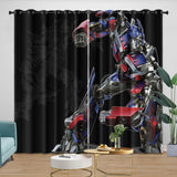 Optimus Prime Curtains Blackout Window Drapes Kids Room Decoration