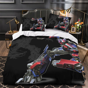 Optimus Prime Duvet Cover Pattern Bedding Set Without Filler