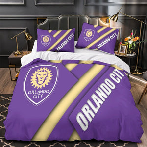 Orlando City SC Bedding Set Duvet Cover Without Filler