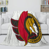 Ottawa Senators Blanket Flannel Throw Kids Room Decoration