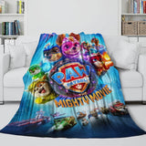 PAW Patrol The Mighty Movie Blanket Flannel Fleece Throw Room Decoration