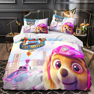 PAW Patrol The Movie Bedding Set Quilt Duvet Cover Without Filler