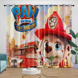 PAW Patrol The Movie Curtains Blackout Window Drapes Room Decoration