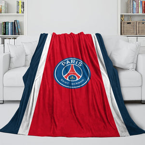 Paris Saint-Germain Blanket Flannel Throw Room Decoration