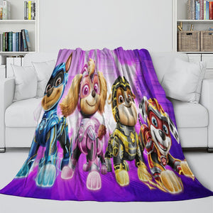 Paw Patrol 2025 Blanket Kids Flannel Throw Room Decoration