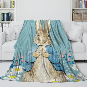 Peter Rabbit Blanket Flannel Throw Room Decoration