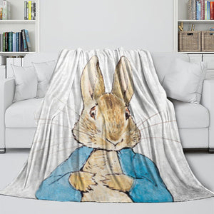 Peter Rabbit Blanket Flannel Throw Room Decoration