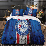 Philadelphia 76ers Bedding Set Duvet Cover Without Filler