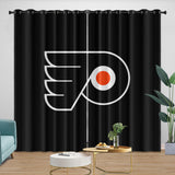 Philadelphia Flyers Curtains Blackout Window Drapes Room Decoration