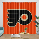 Philadelphia Flyers Curtains Blackout Window Drapes Room Decoration