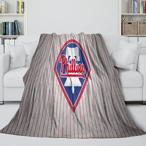 Philadelphia Phillies Blanket Flannel Throw Room Decoration