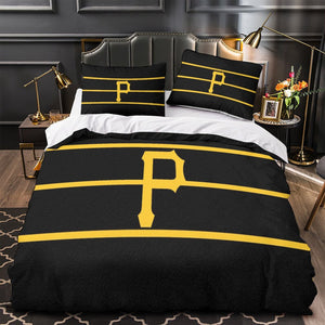 Pittsburgh Pirates Bedding Set Quilt Cover Without Filler