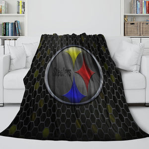Pittsburgh Steelers Blanket Flannel Fleece Throw Room Decoration
