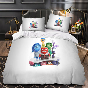 Pixar's Inside Out 2 Bedding Set Pattern Quilt Cover Without Filler