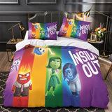 Pixar's Inside Out 2 Bedding Set Pattern Quilt Cover Without Filler