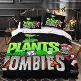 Plants vs Zombies Duvet Cover Kids Bedding Set Without Filler