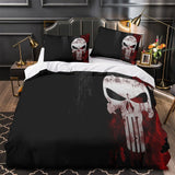 Punisher Duvet Cover Kids Room Bedding Set Without Filler