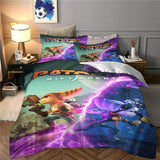 Ratchet Clank Rift Apart Bedding Set Quilt Cover Without Filler