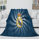 Real Madrid C.F Blanket Flannel Fleece Room Decoration