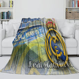 Real Madrid C.F Blanket Flannel Fleece Room Decoration