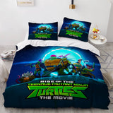 Rise of the Teenage Mutant Ninja Turtles Bedding Set Kids Quilt Cover