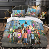 Roblox Bedding Set Kids Quilt Pattern Duvet Cover Without Filler