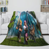 Roblox Blanket Flannel Pattern Throw Kids Room Decoration