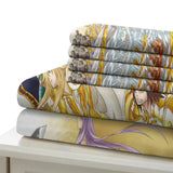 Saint Seiya Bedding Set Pattern Quilt Cover Without Filler