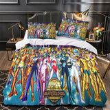 Saint Seiya Bedding Set Pattern Quilt Cover Without Filler