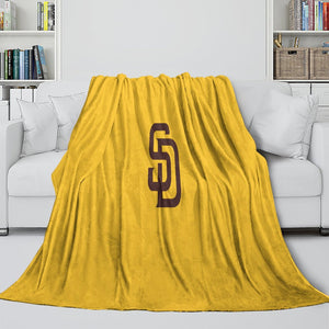 San Diego Padres Blanket Flannel Throw Room Decoration