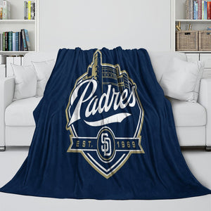 San Diego Padres Blanket Flannel Throw Room Decoration