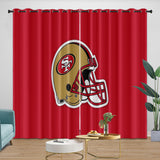 San Francisco 49ers Curtains Blackout Window Drapes Kids Room Decoration