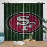 San Francisco 49ers Curtains Blackout Window Drapes Room Decoration